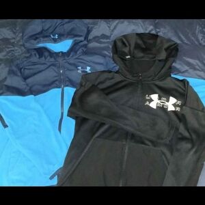Boys Under Armour Zip Up Hoody Jackets